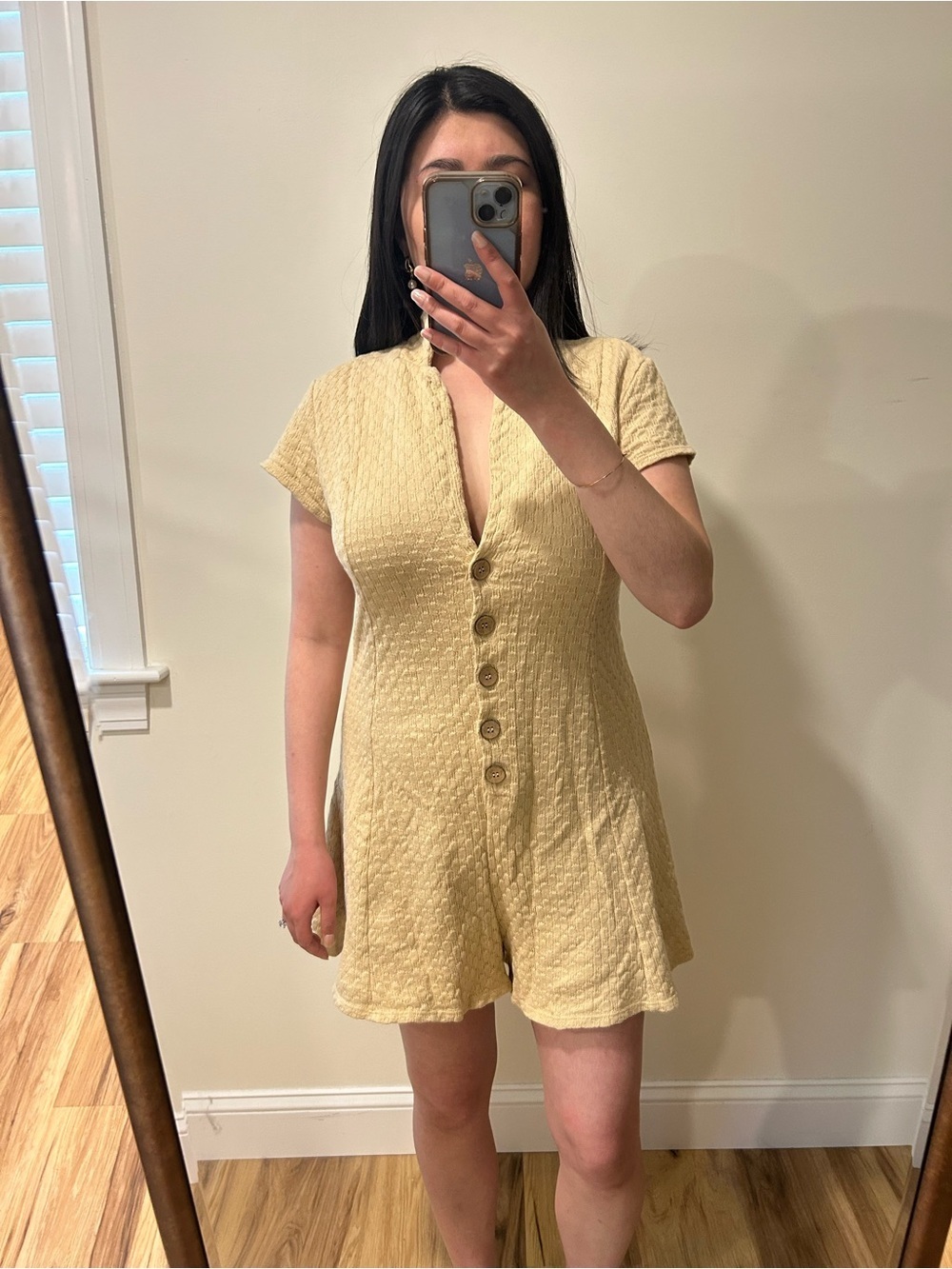 Free People Beach Tan Romper